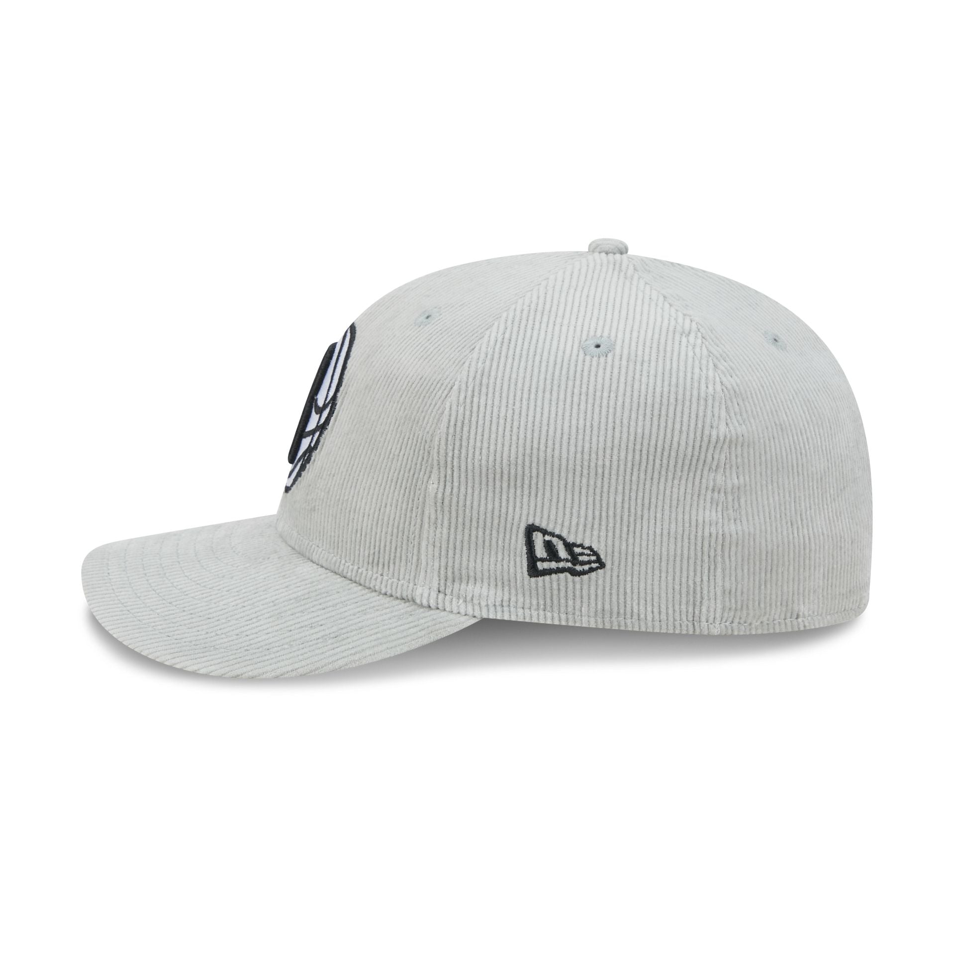 Brooklyn Nets Light Gray Corduroy 59FIFTY Fitted Hat