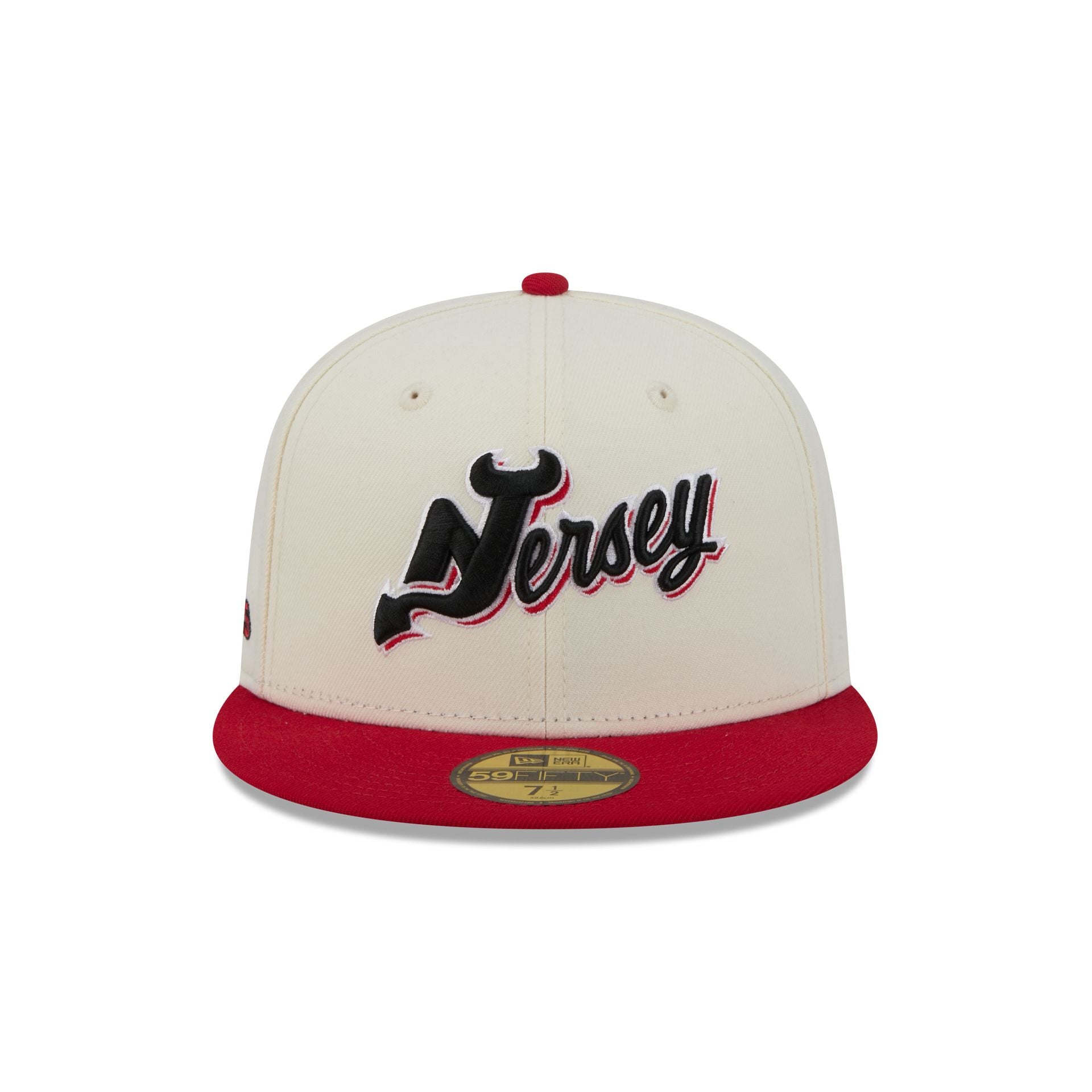 New Jersey Devils Deceptor Chrome White 59FIFTY Fitted Hat