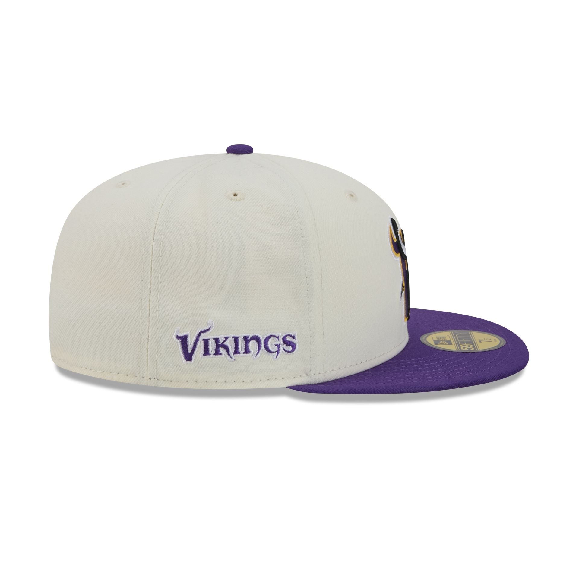 Minnesota Vikings Deceptor Chrome White 59FIFTY Fitted Hat