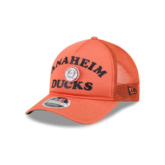 Anaheim Ducks Button 9FORTY M-Crown A-Frame Trucker Hat