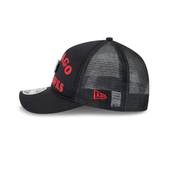 Chicago Blackhawks Button 9FORTY M-Crown A-Frame Trucker Hat