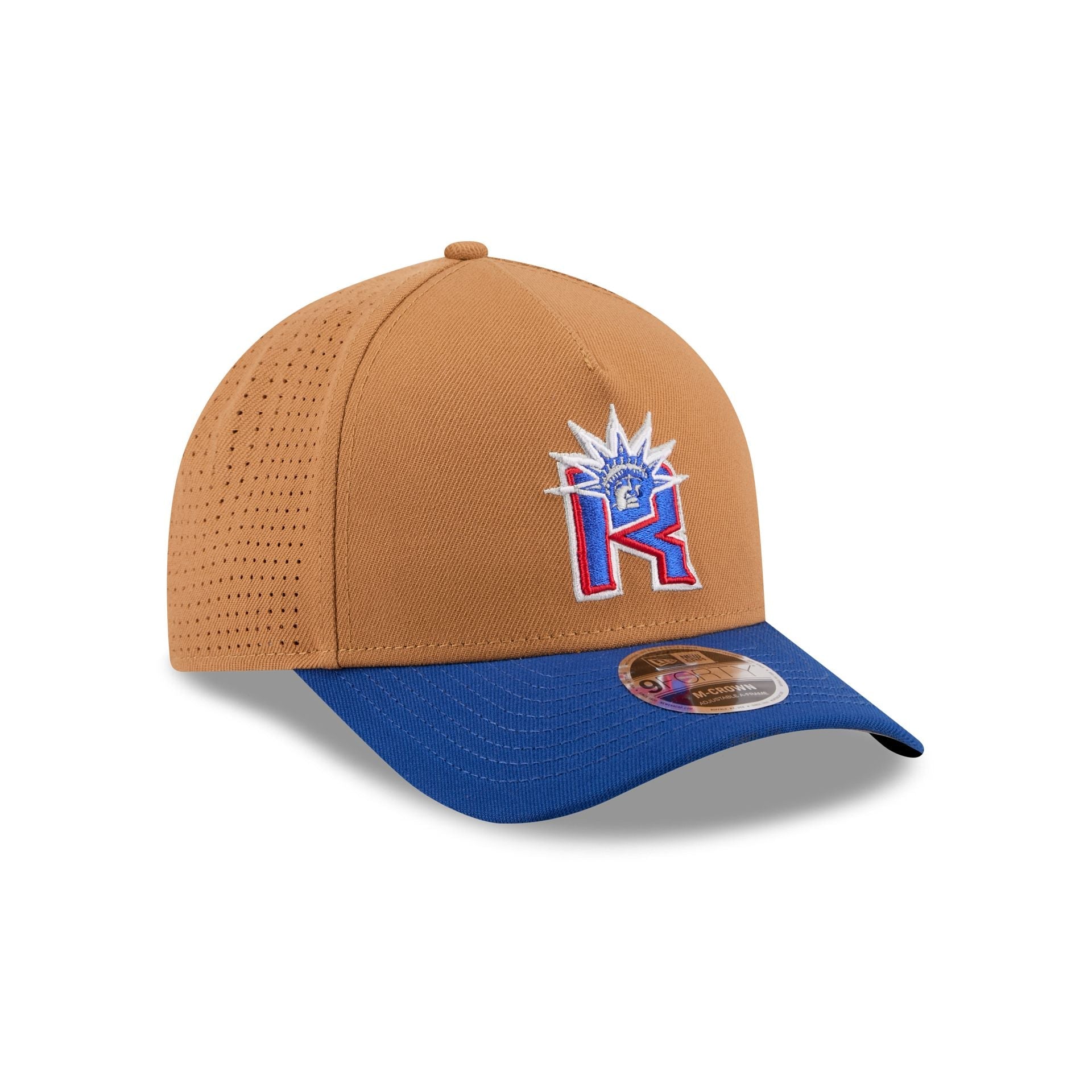 New York Rangers Deceptor Bronze 9FORTY M-Crown A-Frame Snapback Hat
