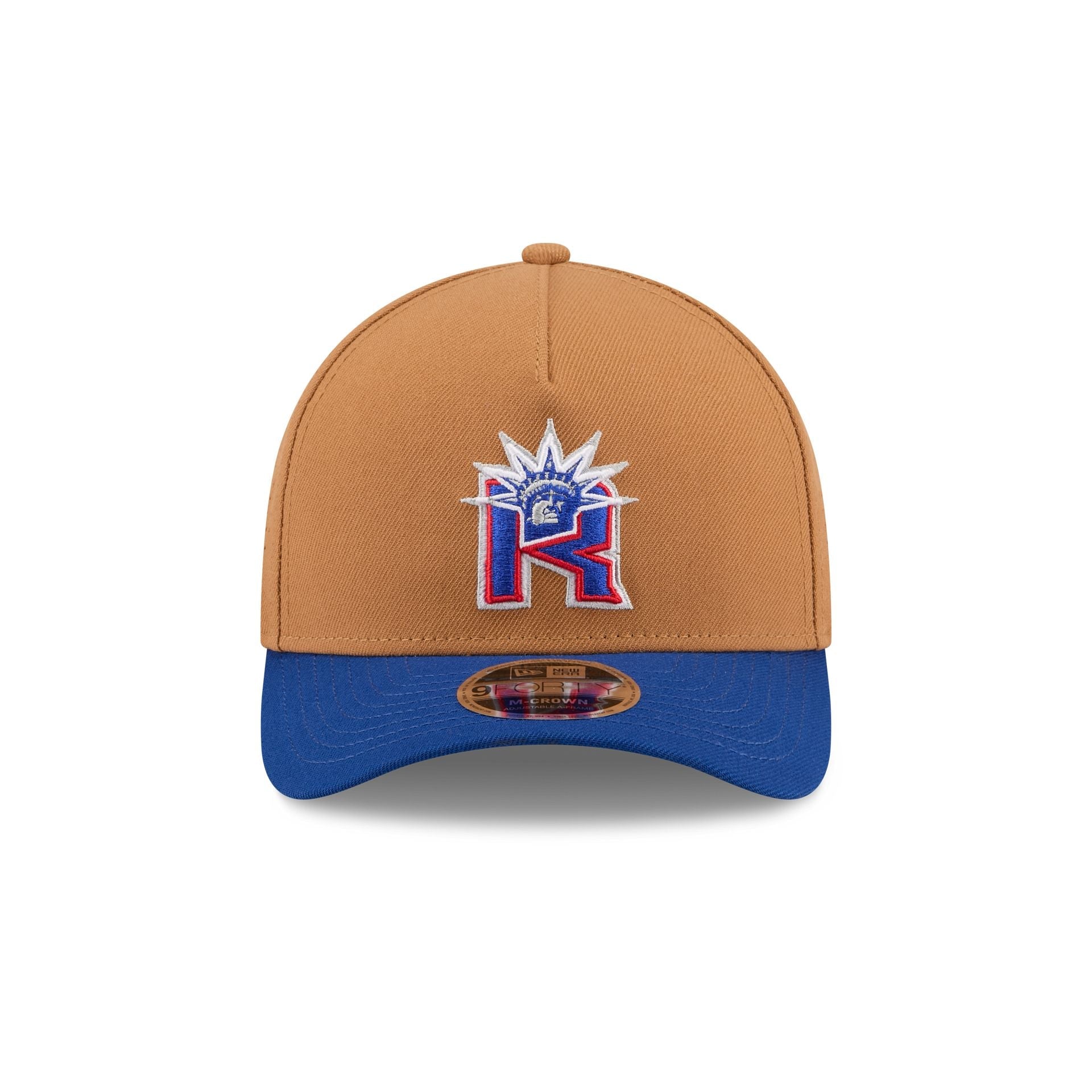 New York Rangers Deceptor Bronze 9FORTY M-Crown A-Frame Snapback Hat