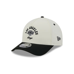 Los Angeles Kings Arched Graphic Chrome White 9FORTY M-Crown A-Frame Snapback Hat