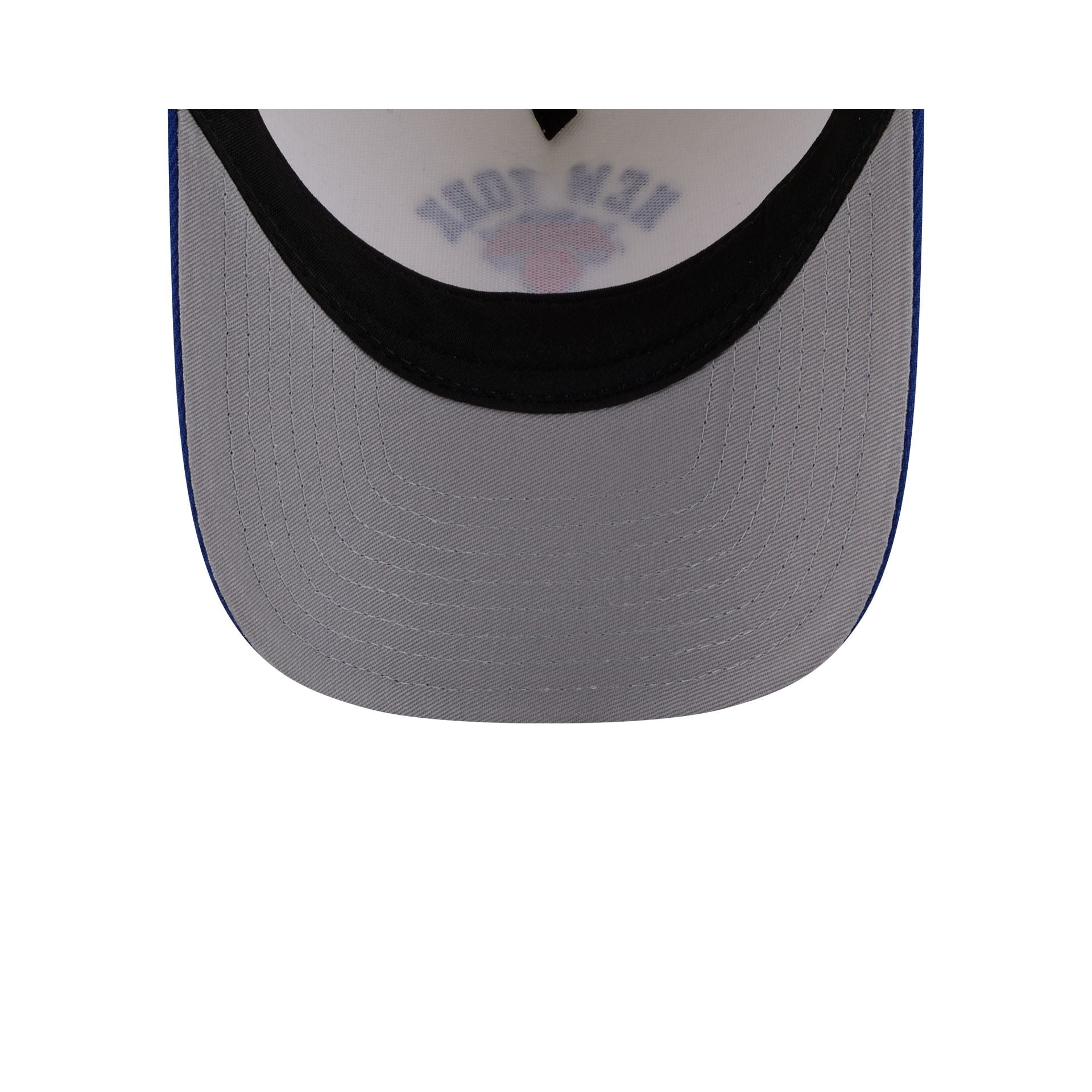 New York Knicks Arched Graphic Chrome White 9FORTY M-Crown A-Frame Snapback Hat