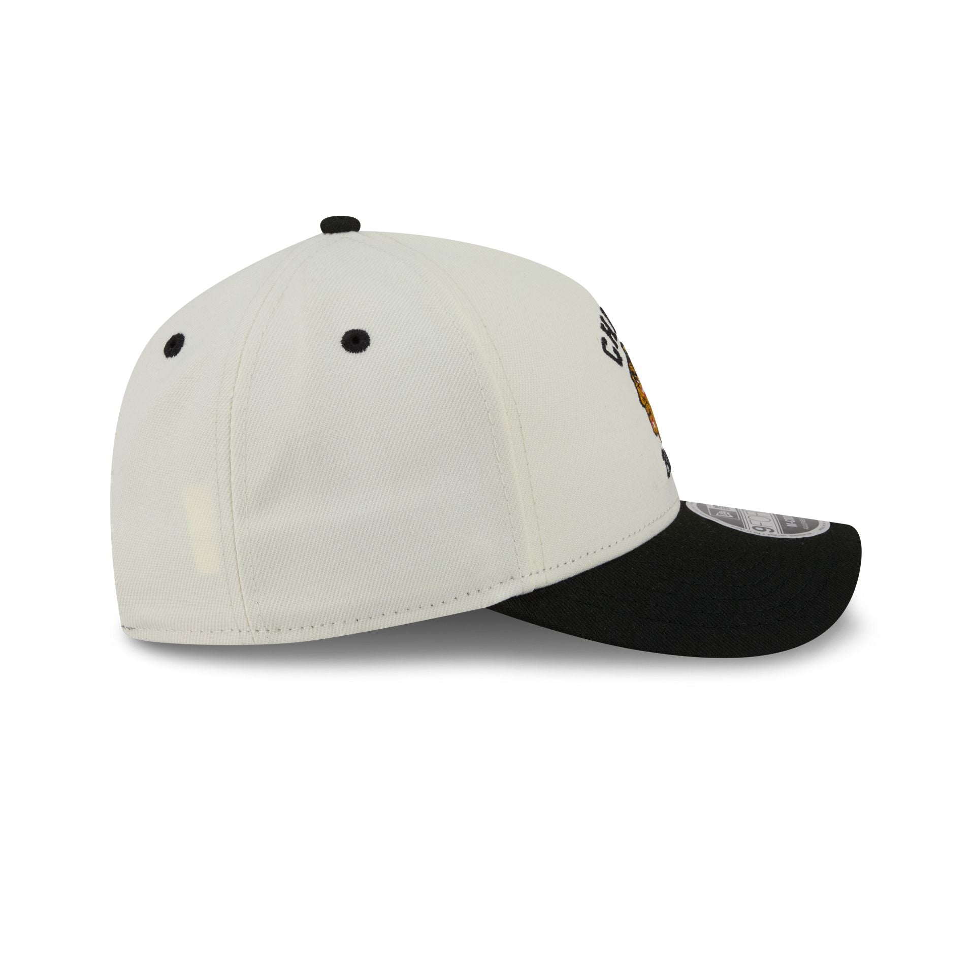 Chicago Blackhawks Arched Graphic Chrome White 9FORTY M-Crown A-Frame Snapback Hat