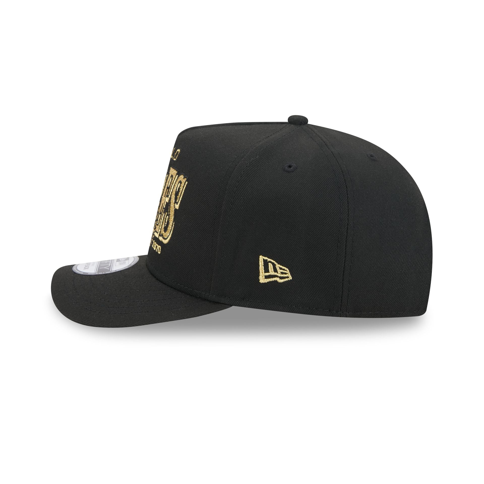 Buffalo Sabres Gold Laurel Black 9FIFTY A-Frame Snapback Hat