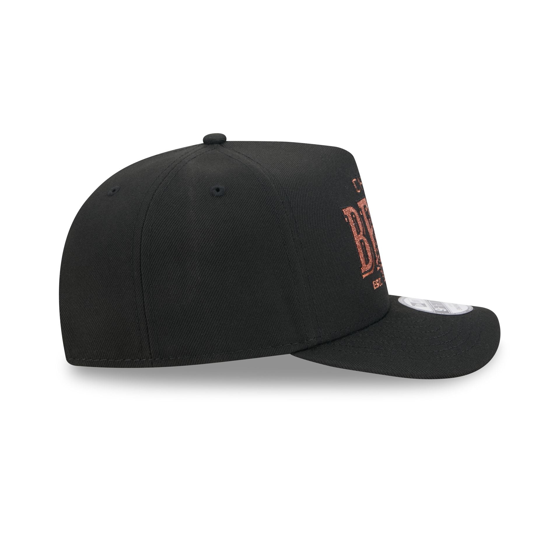 Chicago Bears Gold Laurel Black 9FIFTY A-Frame Snapback Hat