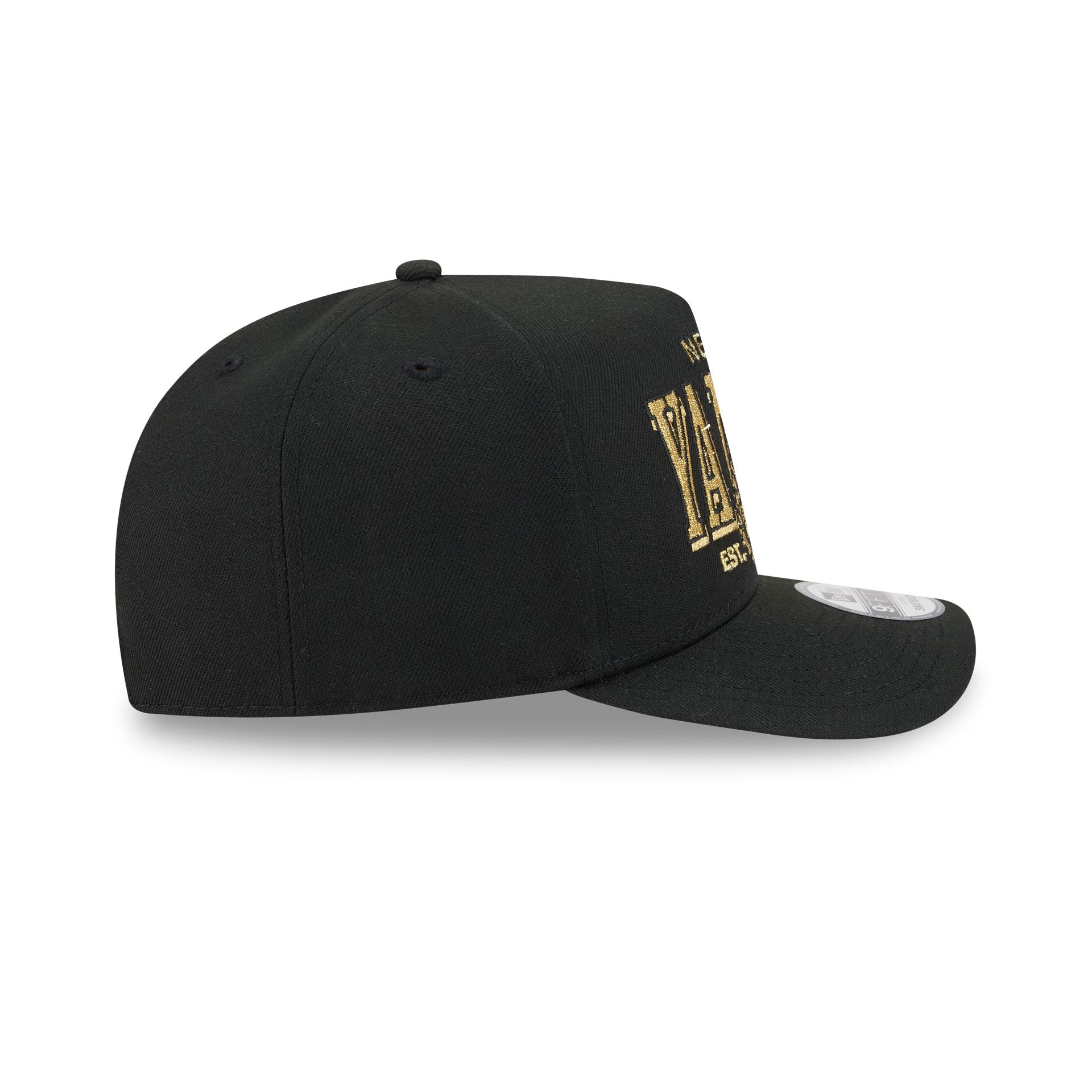 New York Yankees Gold Laurel Black 9FIFTY A-Frame Snapback Hat