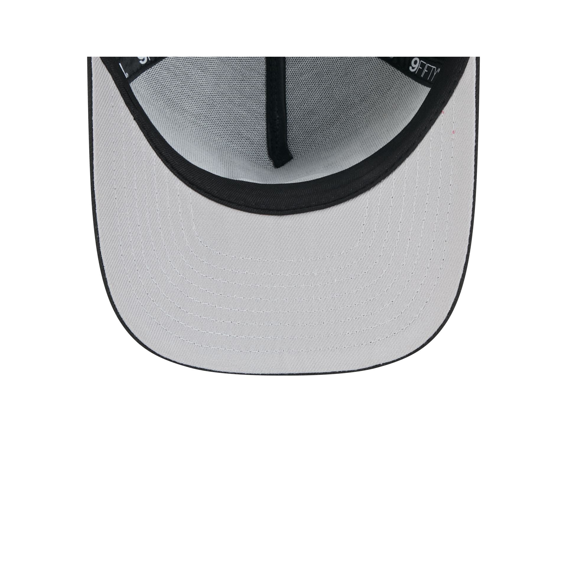 Golden State Warriors Gold Laurel Black 9FIFTY A-Frame Snapback Hat