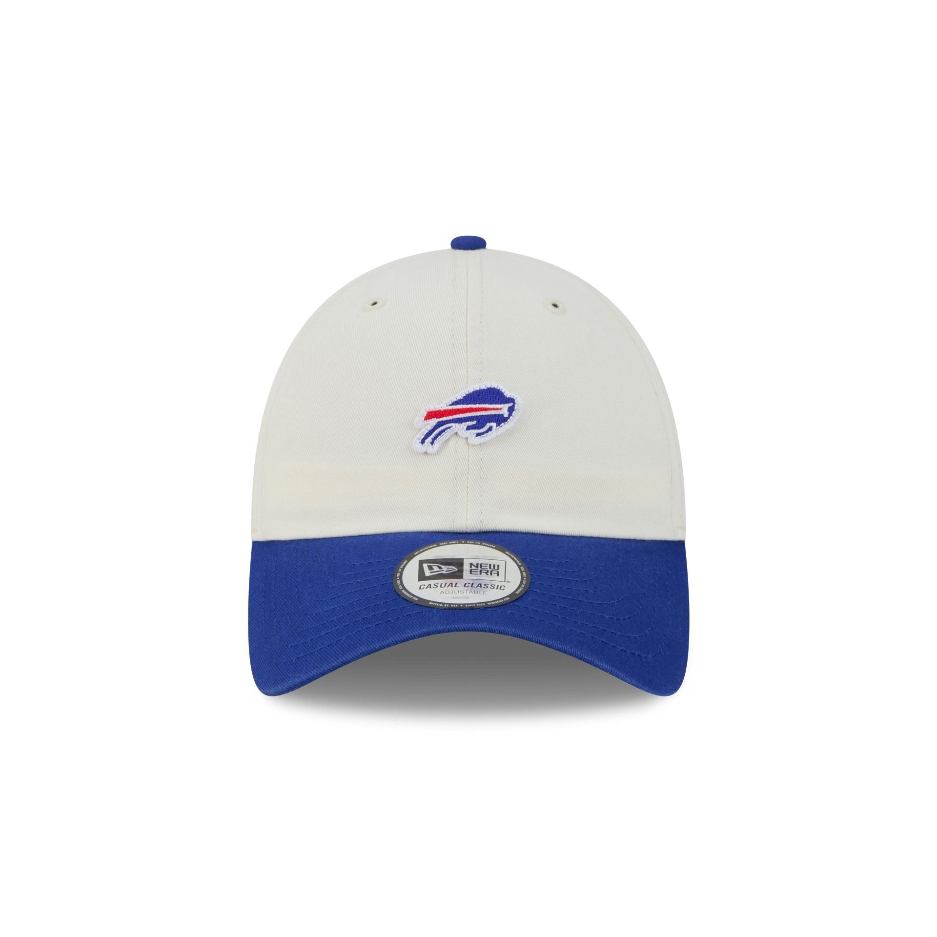 Buffalo Bills Mini Logo Chrome White Casual Classic Adjustable Hat