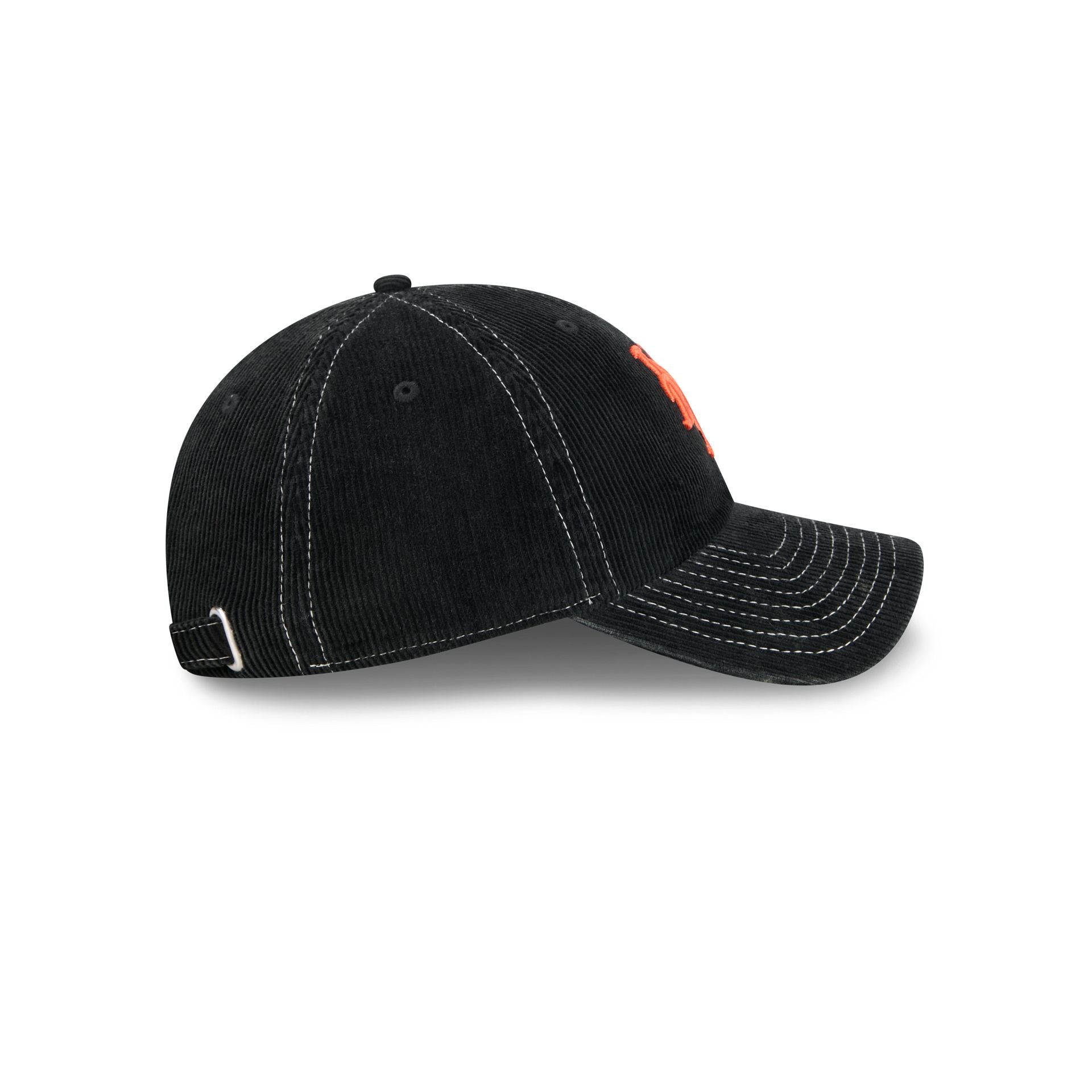 New York Mets Washed Black Corduroy Casual Classic Adjustable Hat