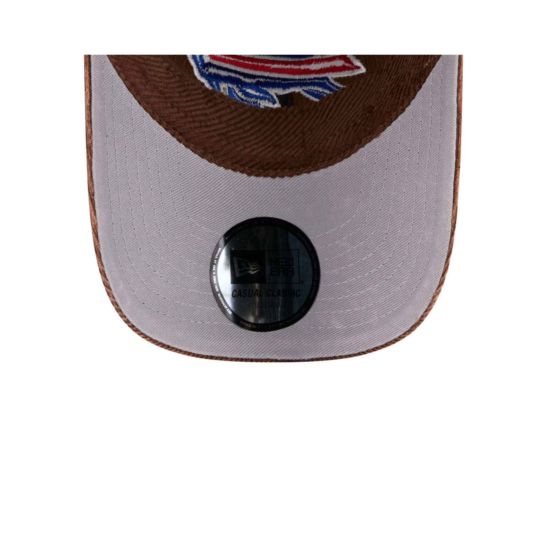 Buffalo Bills Washed Brown Corduroy Casual Classic Adjustable Hat