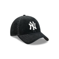 New York Yankees Washed Black Corduroy Casual Classic Adjustable Hat