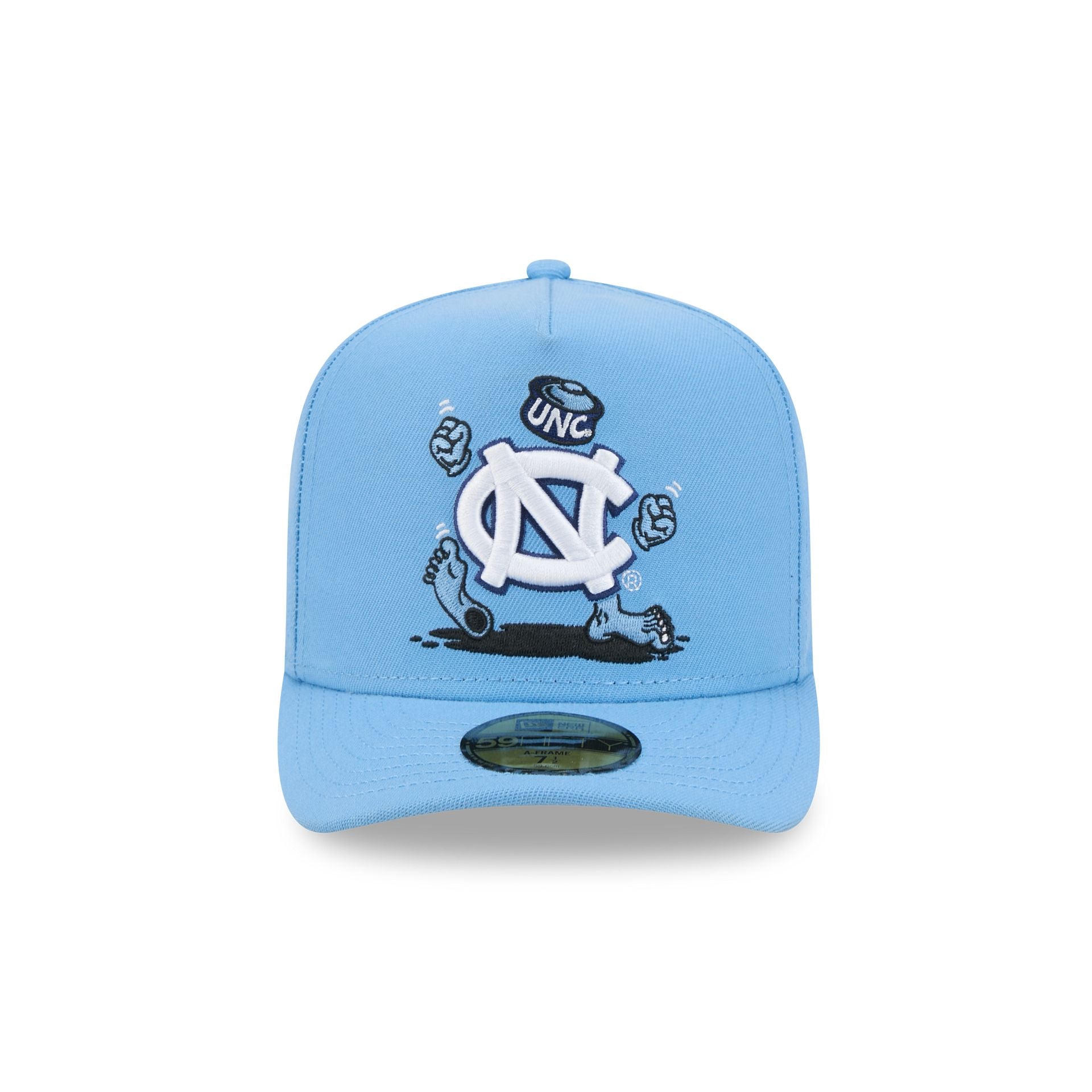 North Carolina Tar Heels Cartoon 59FIFTY A-Frame Fitted Hat