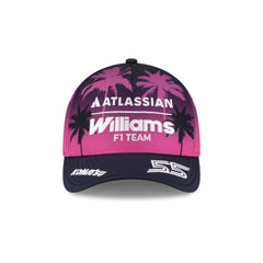 2026 Miami Race Special Atlassian Williams F1 Team Carlos Sainz 9FORTY M-Crown A-Frame Snapback Hat