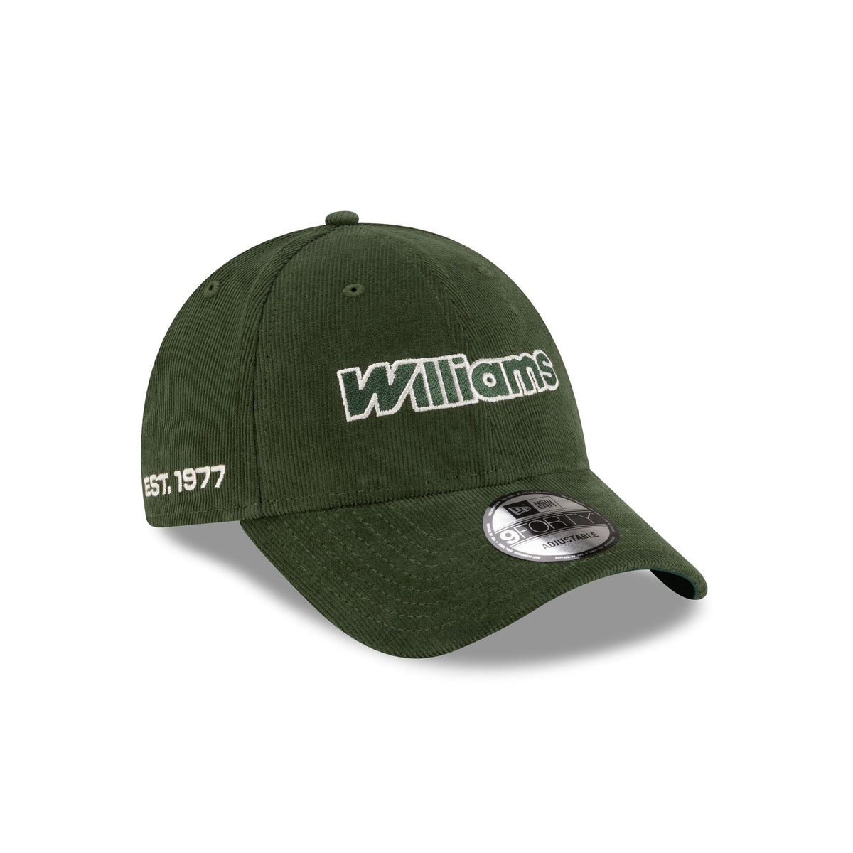Atlassian Williams F1 Team Dark Green Corduroy 9FORTY Adjustable Hat
