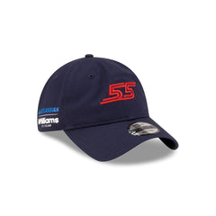 Atlassian Williams F1 Team Carlos Sainz Navy 9TWENTY Adjustable Hat