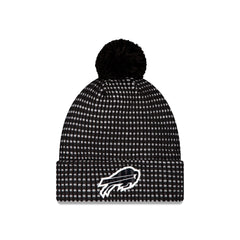Buffalo Bills 2026 Sideline Cold Weather Black Pom Knit Hat