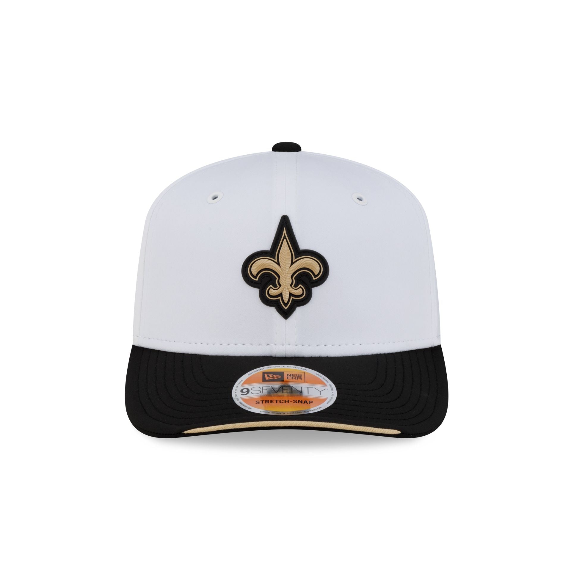 New Orleans Saints 2026 Sideline White 9SEVENTY Stretch-Snap Hat