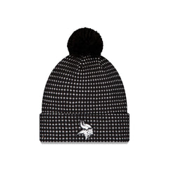Minnesota Vikings 2026 Sideline Cold Weather Black Pom Knit Hat