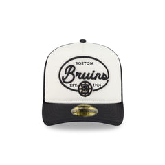 Boston Bruins Chrome 59FIFTY Fitted Trucker Hat