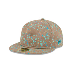 New Era Cap Denim Splash Retro Crown 59FIFTY Fitted Hat
