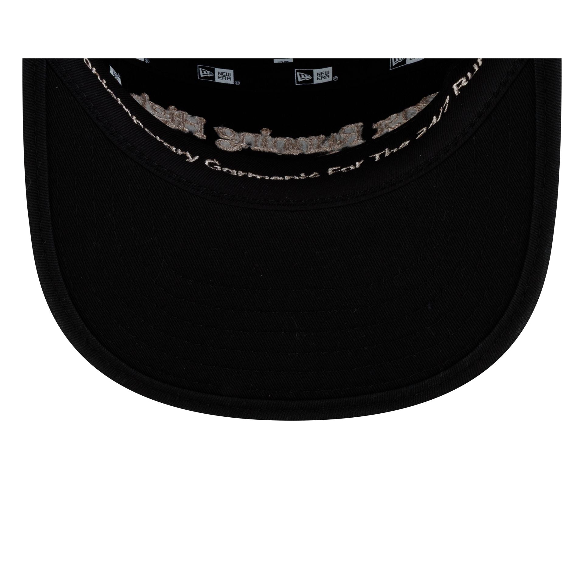 Hermanos Koumori Post Running High Script Black Camper Adjustable Hat