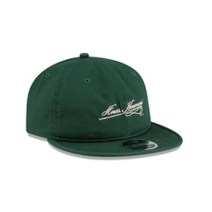 Hermanos Koumori Post Running High Script Green Retro Crown 9FIFTY Adjustable Hat