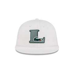 New Era Cap x Lacoste Patch White Retro Crown 9FIFTY Snapback Hat