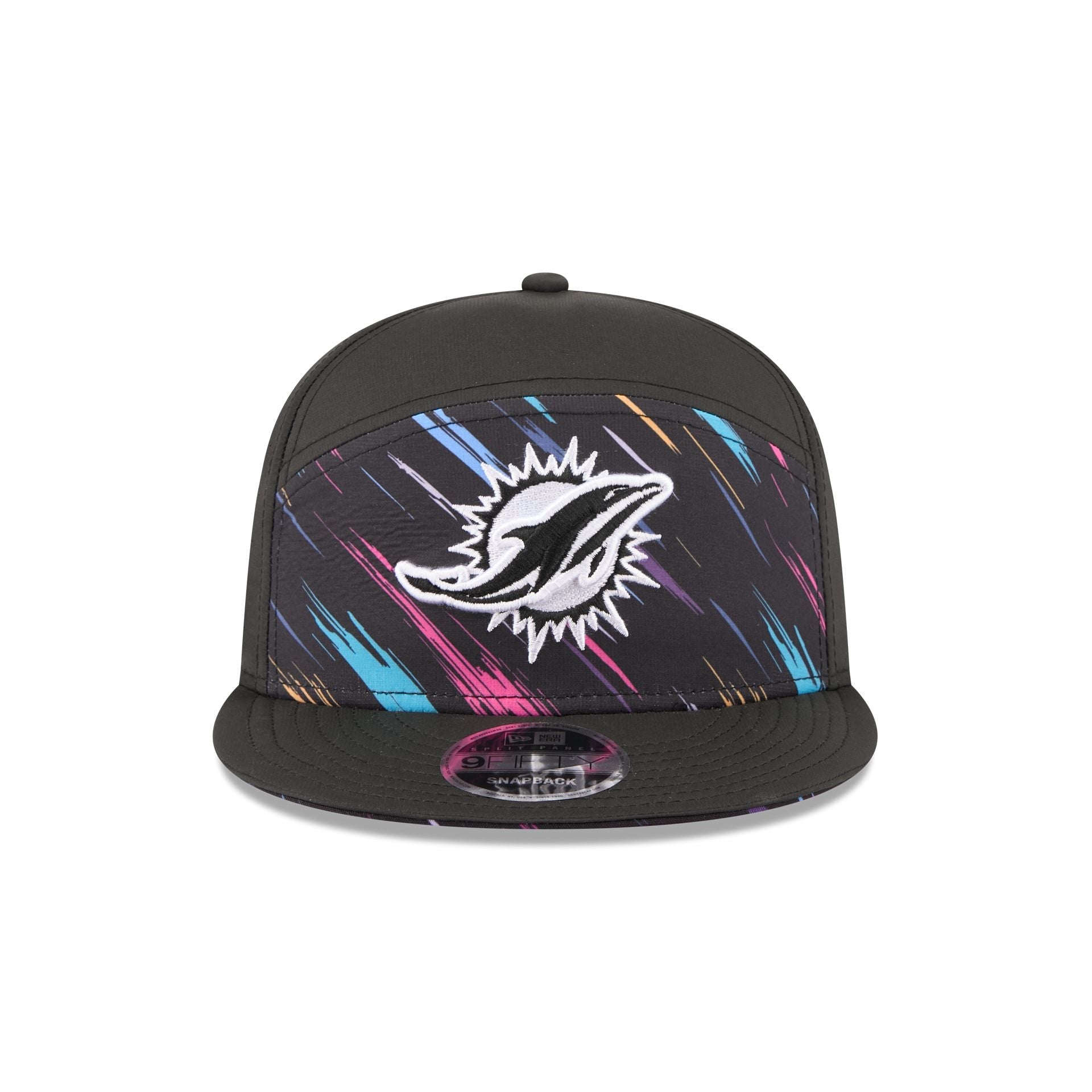 Miami Dolphins 2026 Crucial Catch Split Panel 9FIFTY Snapback Hat