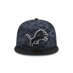 Detroit Lions 2026 Salute to Service 59FIFTY Fitted Hat