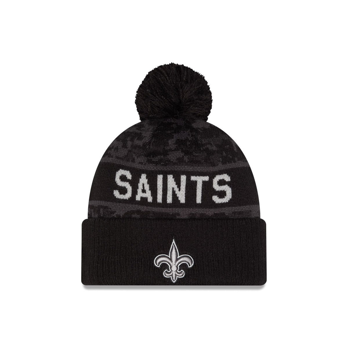 New Orleans Saints 2026 Salute to Service Pom Knit Hat