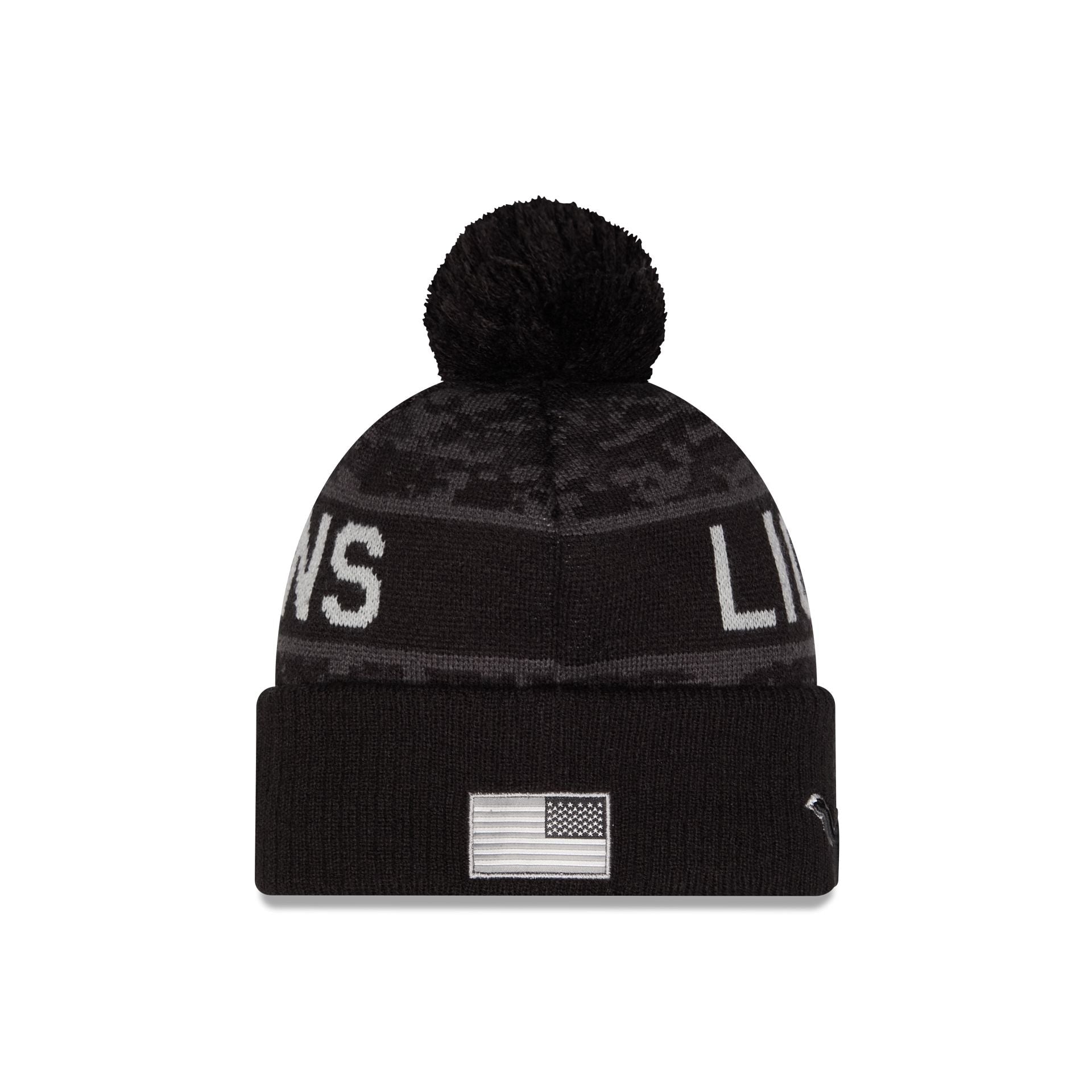 Detroit Lions 2026 Salute to Service Pom Knit Hat