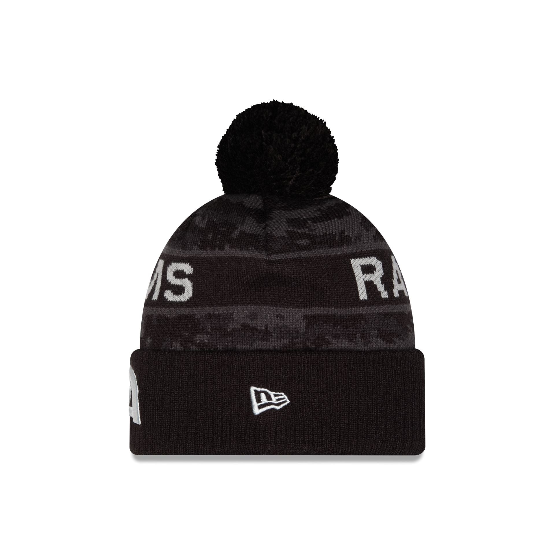Los Angeles Rams 2026 Salute to Service Pom Knit Hat