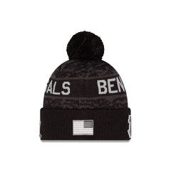 Cincinnati Bengals 2026 Salute to Service Pom Knit Hat