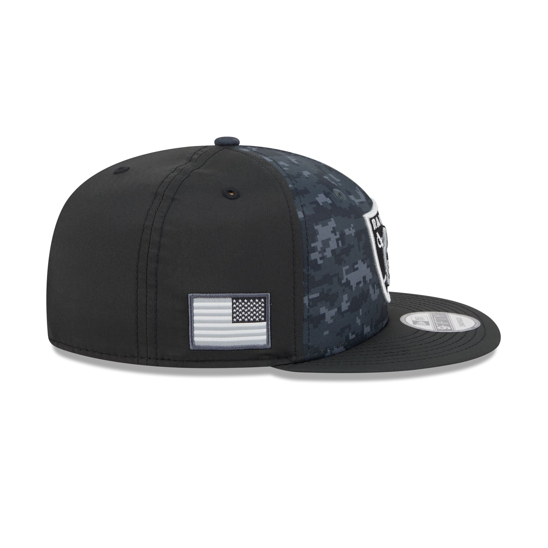 Las Vegas Raiders 2026 Salute to Service 9FIFTY Snapback Hat