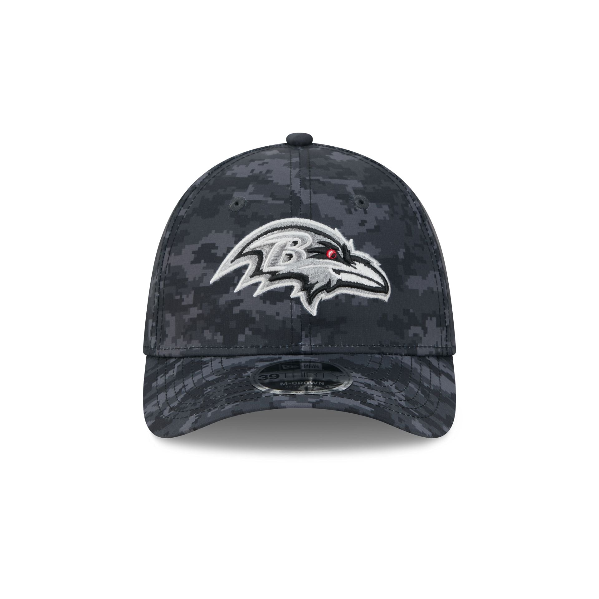 Baltimore Ravens 2026 Salute to Service 39THIRTY M-Crown Stretch Fit Hat