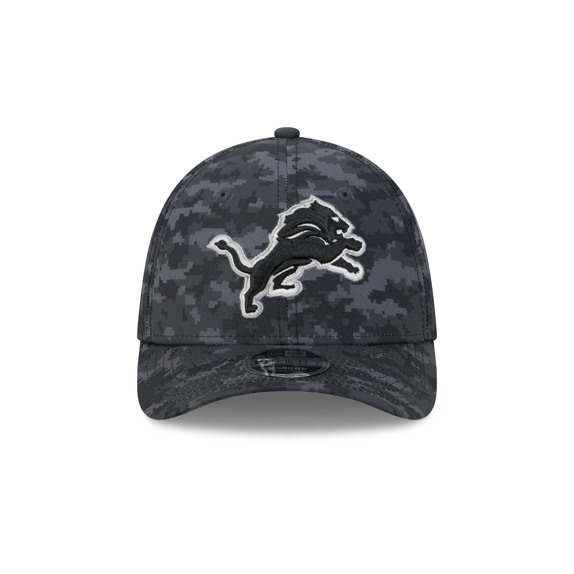 Detroit Lions 2026 Salute to Service 39THIRTY M-Crown Stretch Fit Hat