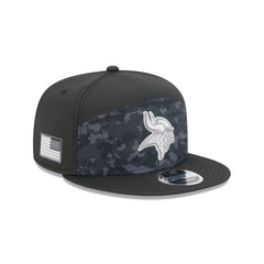 Minnesota Vikings 2026 Salute to Service Split Panel 9FIFTY Snapback Hat