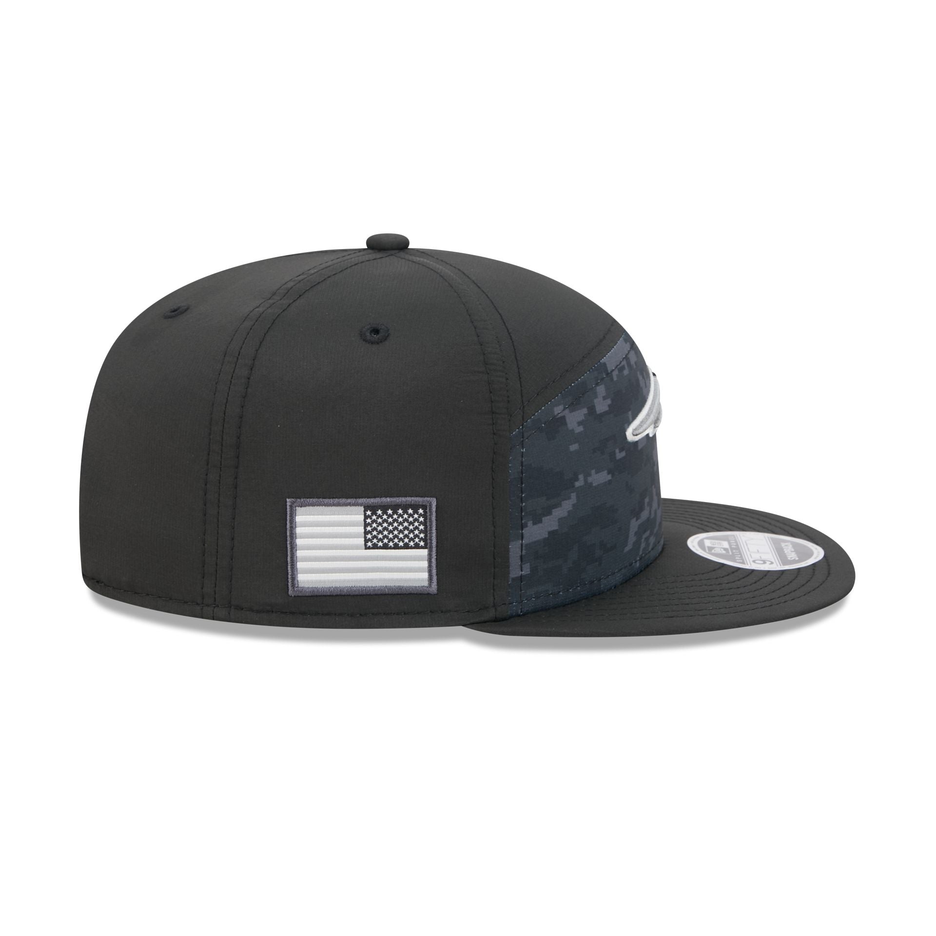 New England Patriots 2026 Salute to Service Split Panel 9FIFTY Snapback Hat