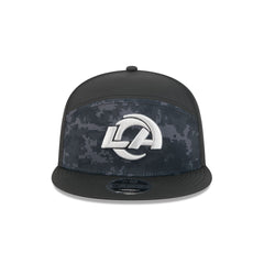 Los Angeles Rams 2026 Salute to Service Split Panel 9FIFTY Snapback Hat