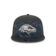 Baltimore Ravens 2026 Salute to Service Split Panel 9FIFTY Snapback Hat