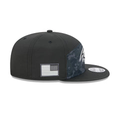 Baltimore Ravens 2026 Salute to Service Split Panel 9FIFTY Snapback Hat
