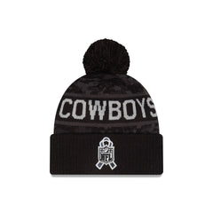 Dallas Cowboys 2026 Salute to Service Kids Pom Knit Hat