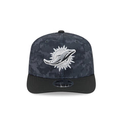 Miami Dolphins 2026 Salute to Service 9SEVENTY Stretch-Snap Hat