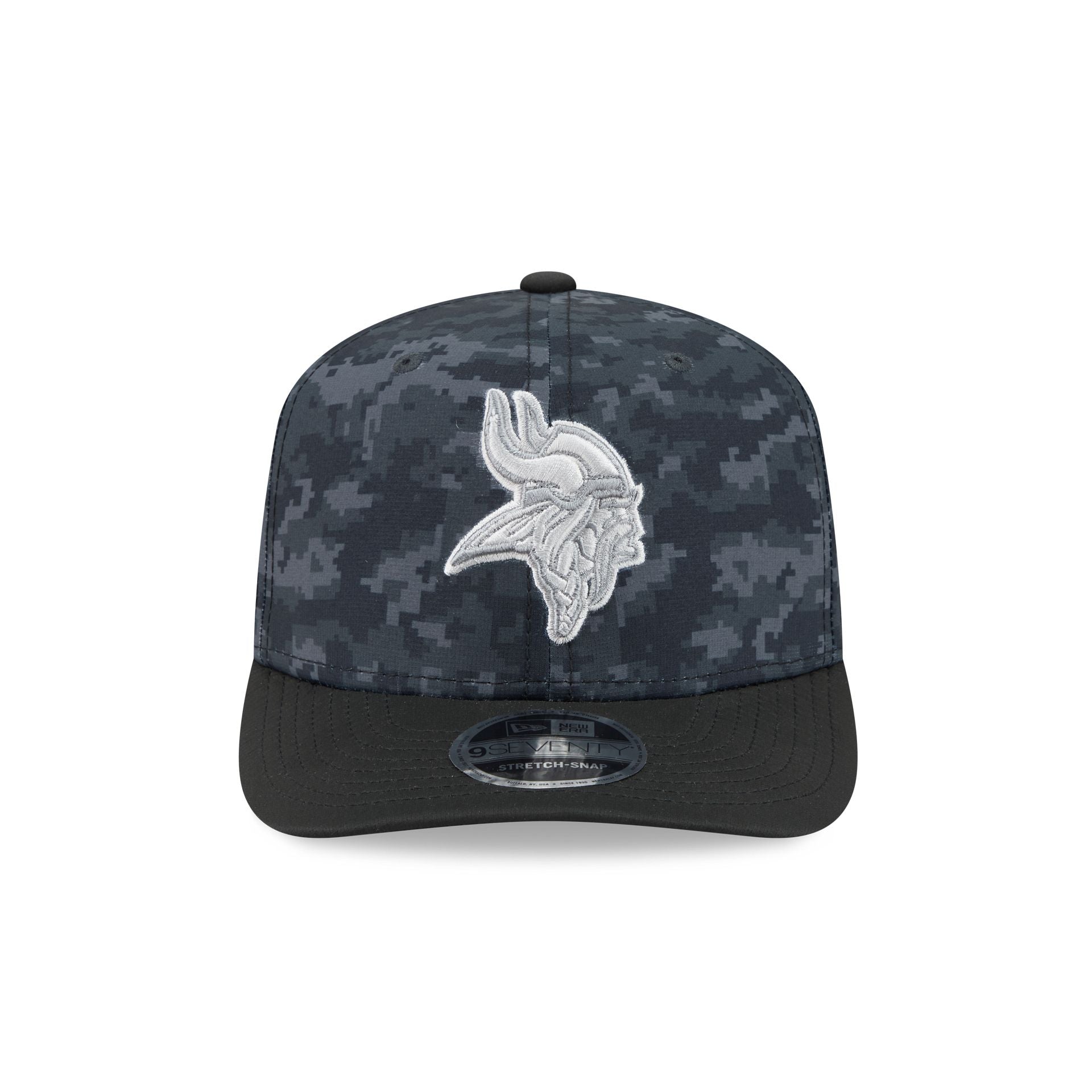 Minnesota Vikings 2026 Salute to Service 9SEVENTY Stretch-Snap Hat