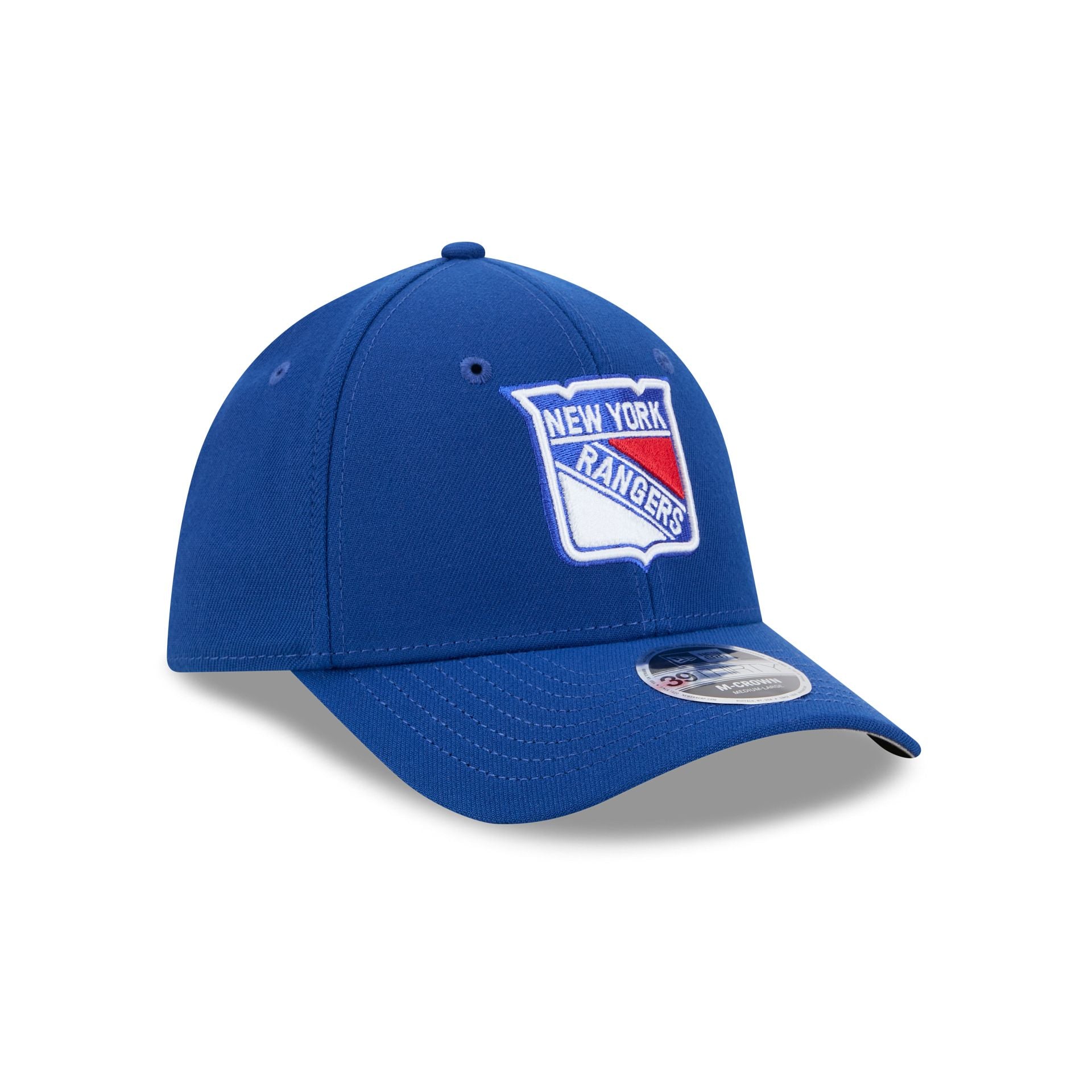 New York Rangers Team 39THIRTY M-Crown Stretch Fit Hat