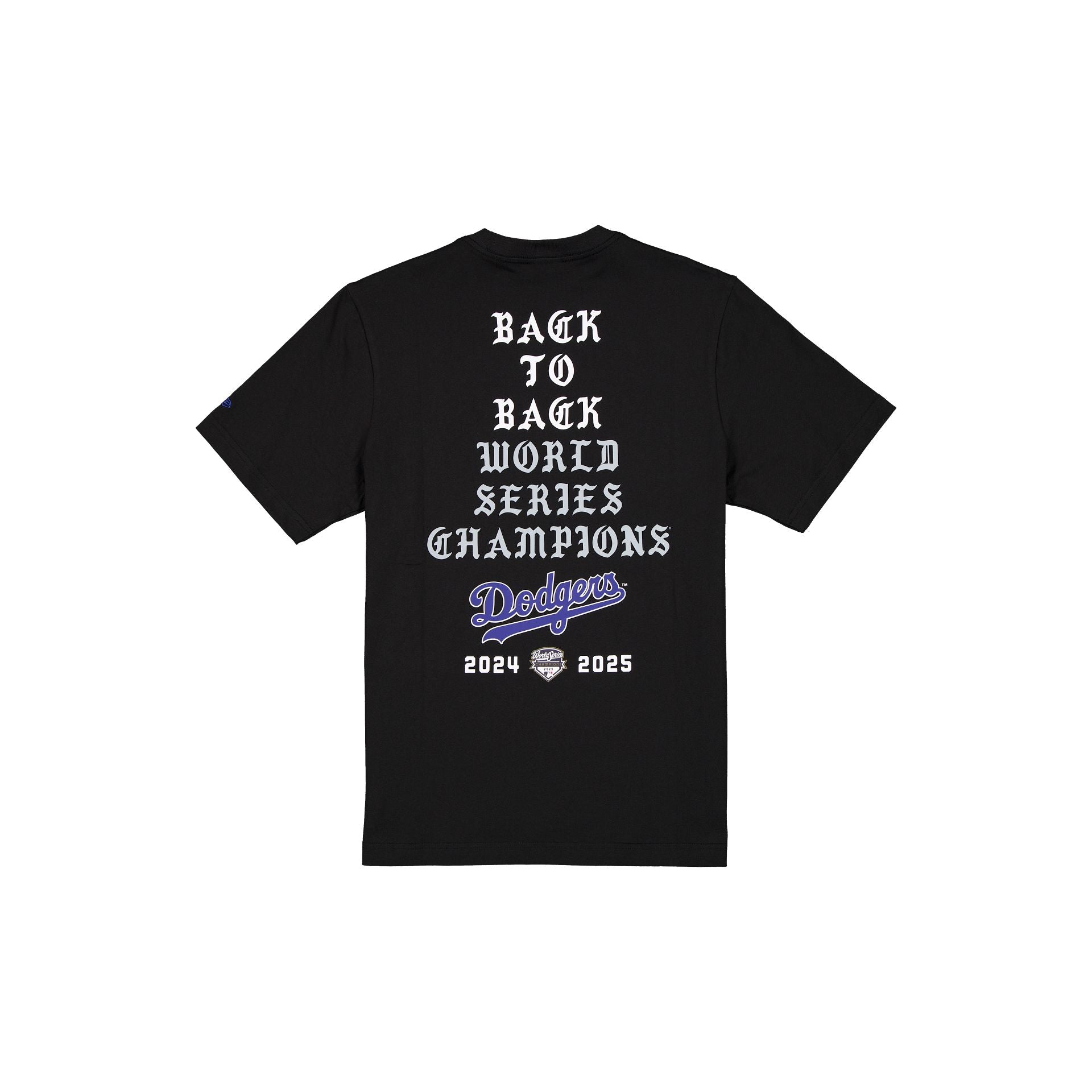 Born x Raised Los Angeles Dodgers Back to Back Black T-Shirt