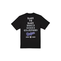 Born x Raised Los Angeles Dodgers Back to Back Black T-Shirt